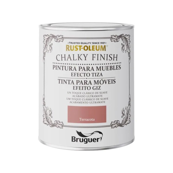 Krāsa Bruguer Rust-oleum Chalky Finish 5733893 Mēbeles video Terakota 750 ml