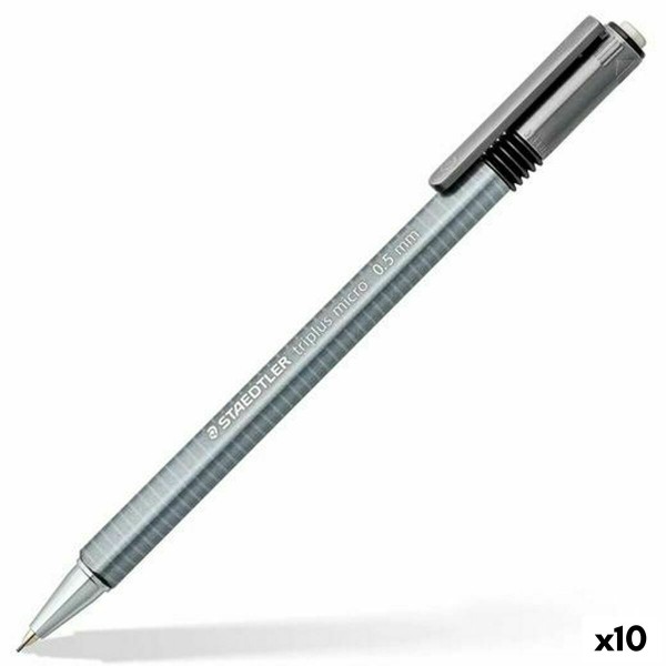 Lyijykynän pidin Staedtler Triplus Micro 774 Harmaa 0,5 mm (3 Kappaletta) (10 osaa)