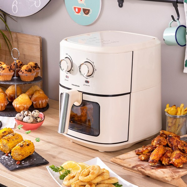 Airfryer InnovaGoods Vynner Pro 6500 Kerma 1700 W 6,5 L Ruostumaton teräs