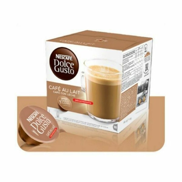 Kohvikapslid Nescafé Dolce Gusto 97934 Café Au Lait (16 uds) Kofeiinivaba
