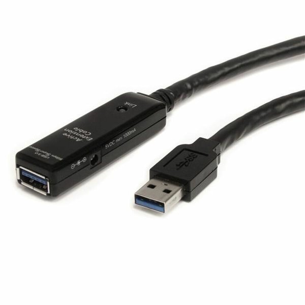 USB laidas Startech USB3AAEXT3M USB A Juoda