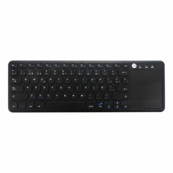 Keyboard with Touchpad CoolBox CoolTouch Black QWERTY