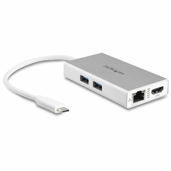 USB šakotuvas Startech DKT30CHPDW Balta 60 W