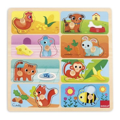 Child's Wooden Puzzle Goula...