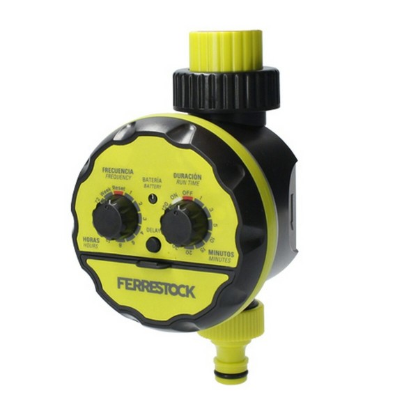 Watering programmer Ferrestock Yellow