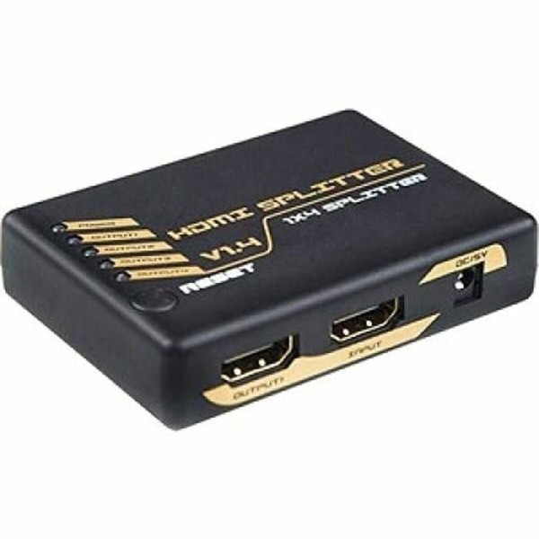 Sadalītājs DCU 1x4 HDMI Melns