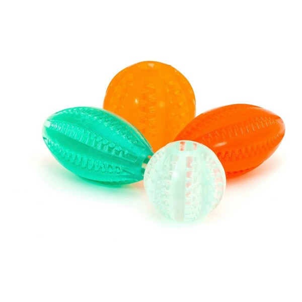 Šuns žaislas Gloria Dantų priežiūra TPR Įvairių spalvų (9 cm)