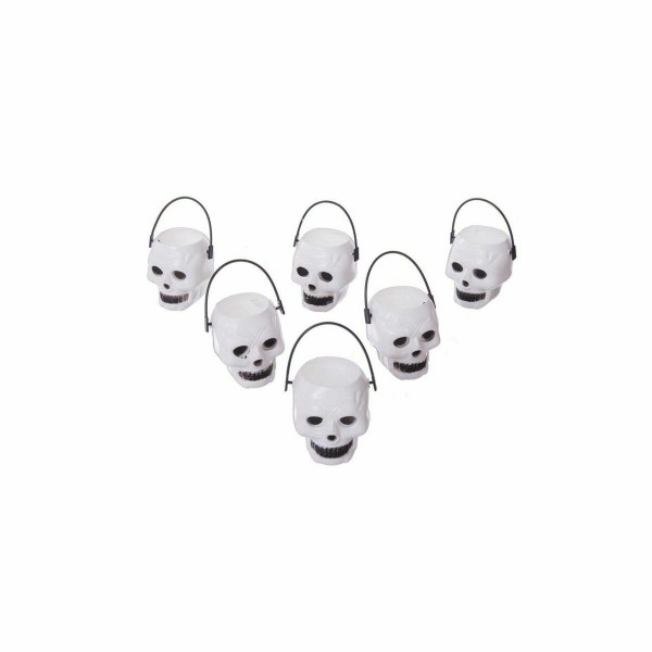 Декор на Хэллоуин My Other Me Mini Черепа (6 uds) (6 x 5 x 5 cm)