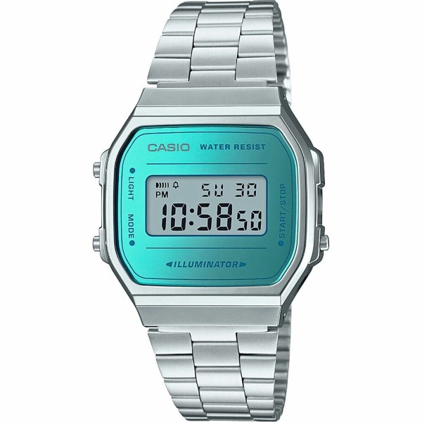 Vīriešu Pulkstenis Casio A168WEM-2EF Sudrabains