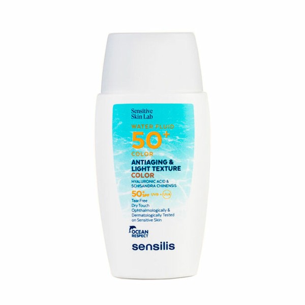 Aurinkosuoja värillä Sensilis Antiaging Light Texture Color SPF 50+ 40 ml