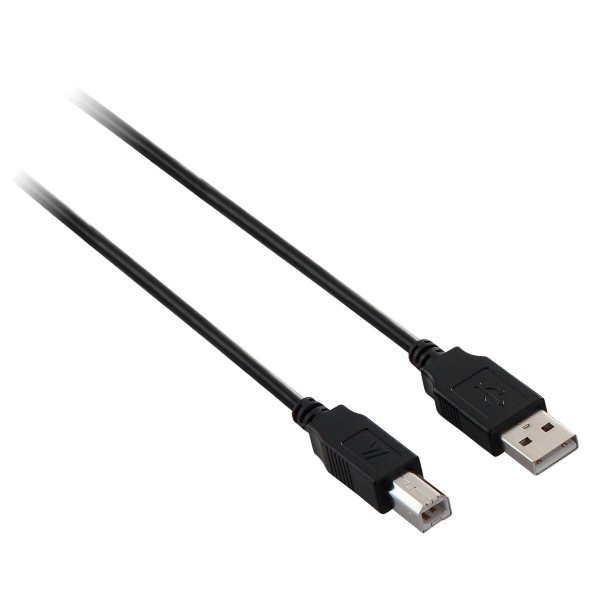 Кабель USB A — USB B V7 V7N2USB2AB-05M Чёрный 5 m
