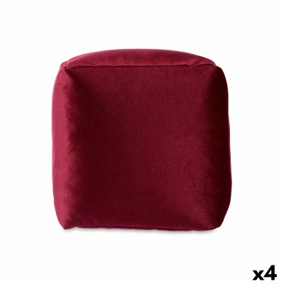 Pouffe Velvet Maroon 30 x...