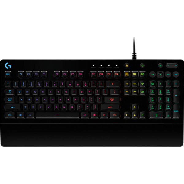 Игровая клавиатура Gaming Logitech G213 Чёрный Испанская Qwerty QWERTY Qwerty португальский