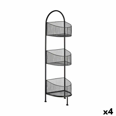 Shelves Black Metal 21,2 x...