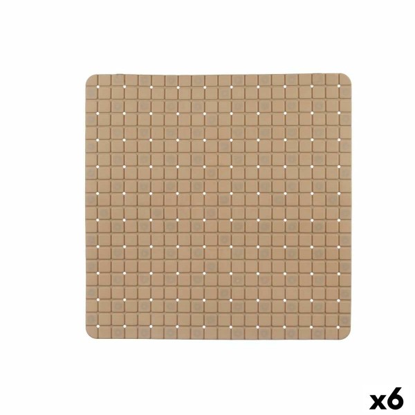 Luistamaton suihkumatto Berilo BM509S - 316 Beige PVC 50,3 x 50,3 x 0,7 cm Kehykset (6 osaa)