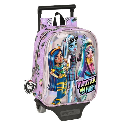 Reppu pyörillä Monster High...