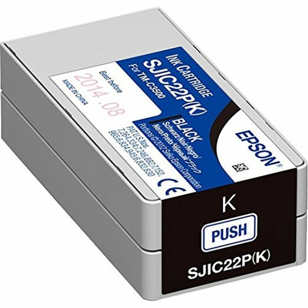 Картридж с оригинальными чернилами Epson SJIC22P(K) Чёрный
