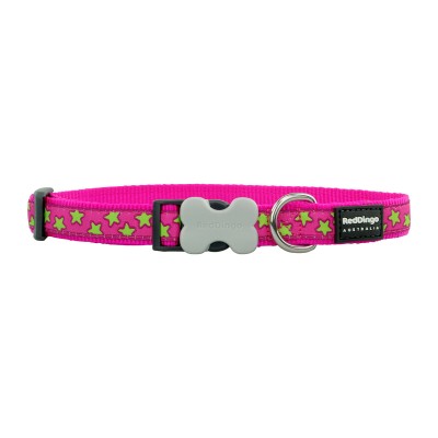 Dog collar Red Dingo Stars...