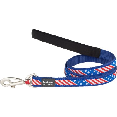 Dog Lead Red Dingo US Flag...