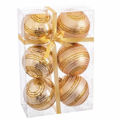 Christmas Baubles Golden...