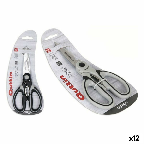žirklės Quttin 50613 Virtuvė Nerūdijantis plienas 21 x 9,5 cm (12 vnt.) (21 cm)