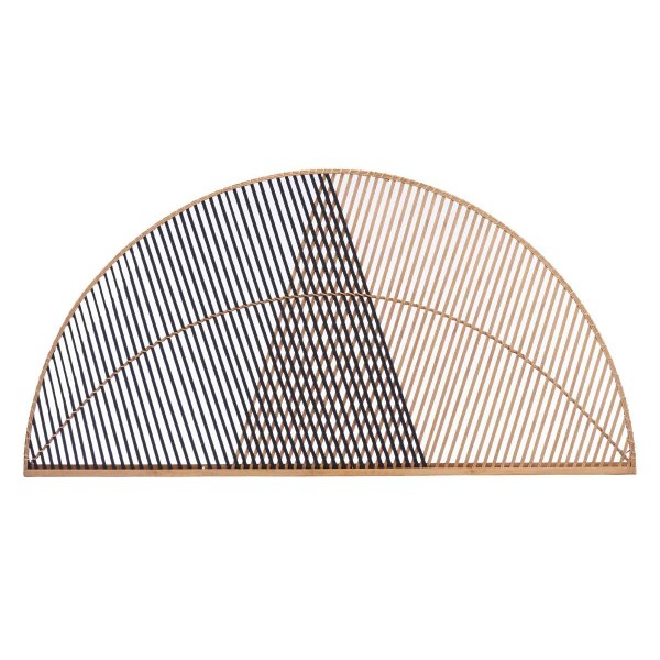 Päätylevy Kolmio Ruskea Musta Rottinki 160 x 80,5 x 2 cm