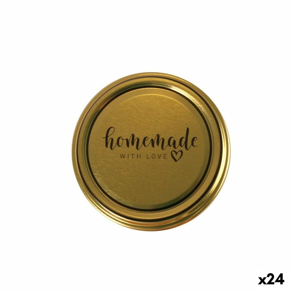 Sarja kansia Sarkap Homemade Kullattu 6 Kappaletta 8,5 x 0,8 cm (24 osaa)