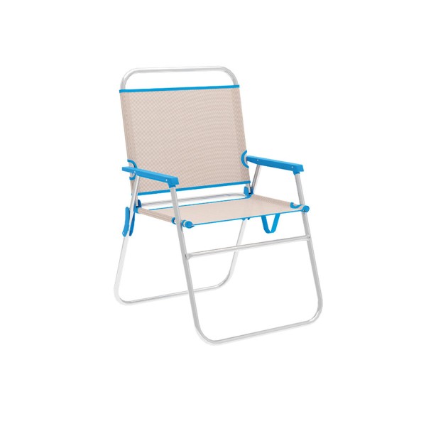 Folding Chair Marbueno Sininen Beige 52 x 80 x 56 cm