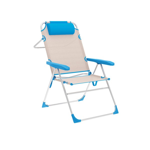 Folding Chair Marbueno Sininen Beige 67 x 99 x 66 cm