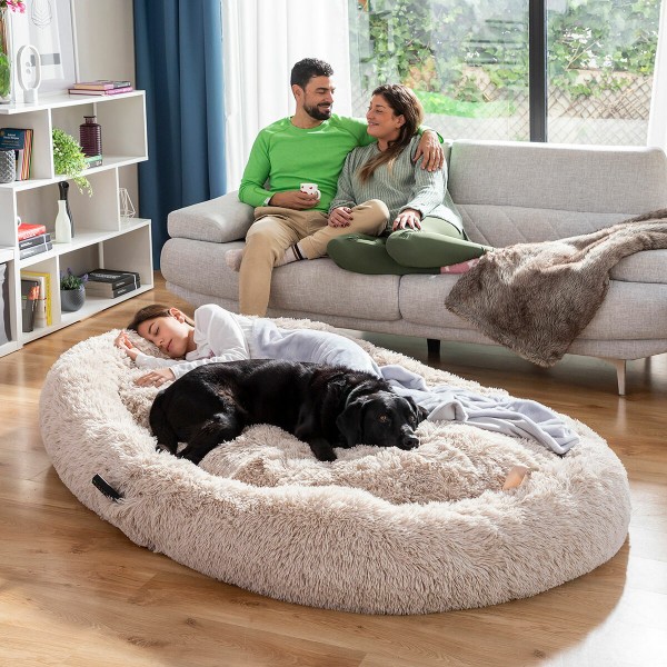 Inimese ja koera voodi | Human Dog Bed XXL InnovaGoods Beige