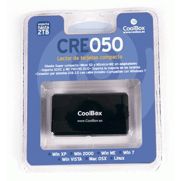 Кардридер CoolBox CRCOOCRE050 Чёрный