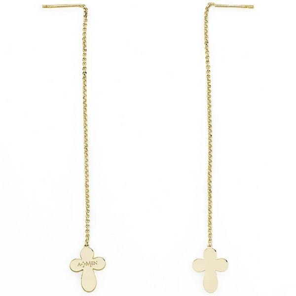 Ladies' Earrings Amen CROCE GOLD Sterling silver 925