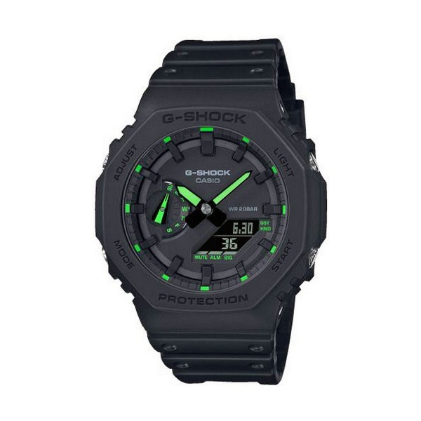 Meeste Kell Casio G-Shock OAK - Neon Green Index (Ø 45 mm)