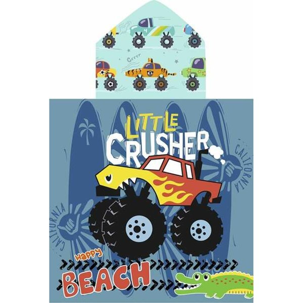 Pončo dvielis ar kapuci Secaneta Crusher 60 x 120 cm