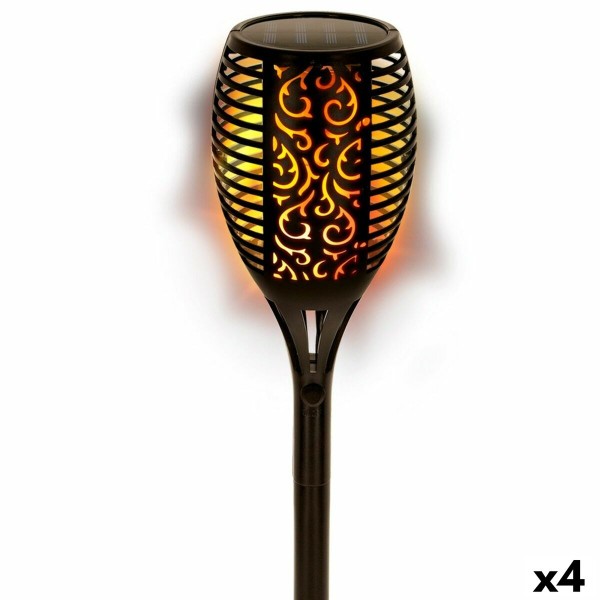 Puutarhan aurinkovalosetti Aktive 51 Muovinen 11 x 77,5 x 11 cm (4 osaa)