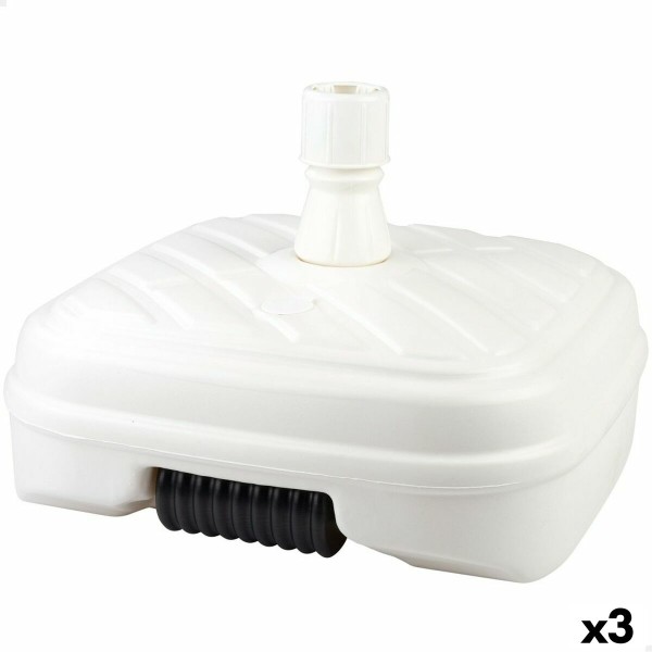 Paplūdimio skėčio pagrindas Aktive Balta Plastmasinis 56 x 40 x 56 cm (3 vnt.)