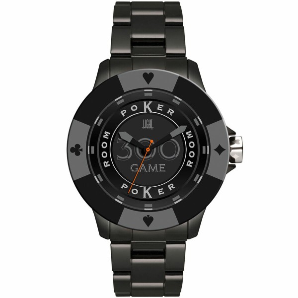 Unisex Pulkstenis Light Time POKER (Ø 41 mm)