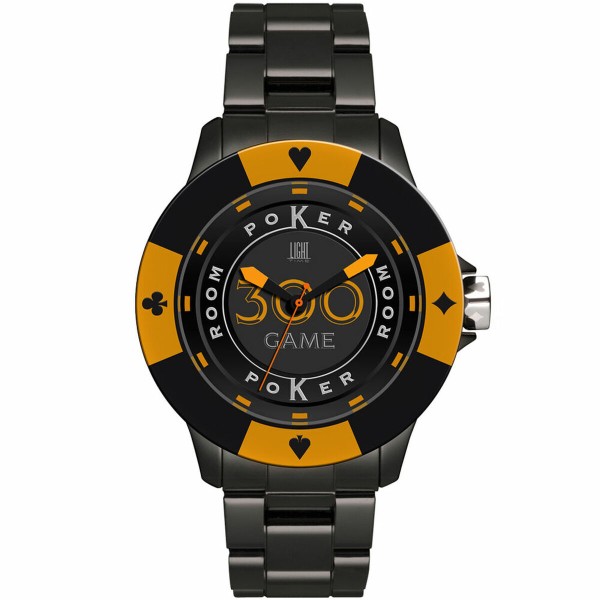 Unisex Pulkstenis Light Time POKER (Ø 41 mm)