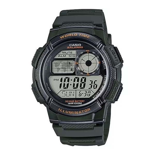 Meeste Kell Casio WORLD TIME ILLUMINATOR (Ø 43 mm)