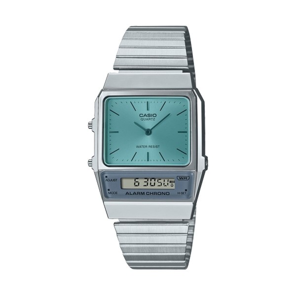 Unisex Kell Casio VINTAGE EDGY COLLECTION Hõbedane (Ø 40 mm)