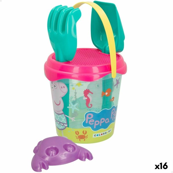 Paplūdimio žaislai Peppa Pig Ø 18 cm (16 vnt.)
