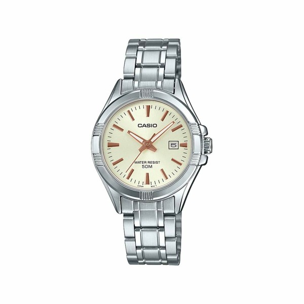 Naisten rannekellot Casio LADY DATE - CHAMPAGNE (Ø 31 mm)