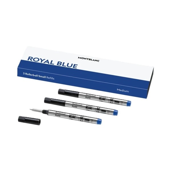 Kuulakärkikynän täyttö Montblanc ROYAL BLUE Sininen (3 osaa)