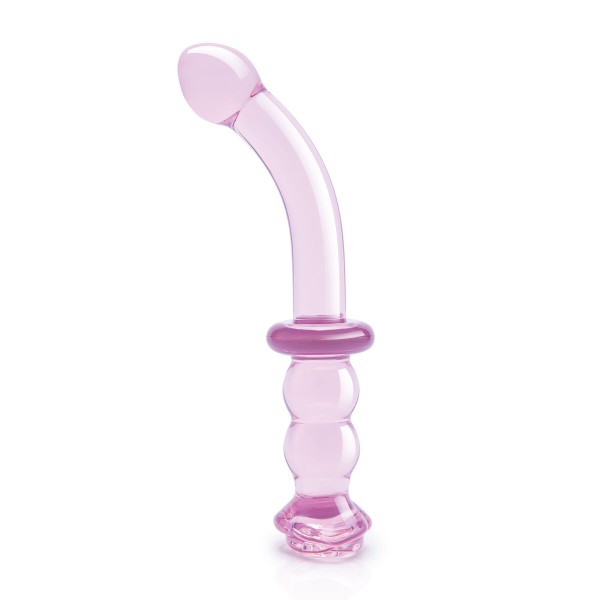 Dildo Dream Toys Glaze Glass G-spot Roosa