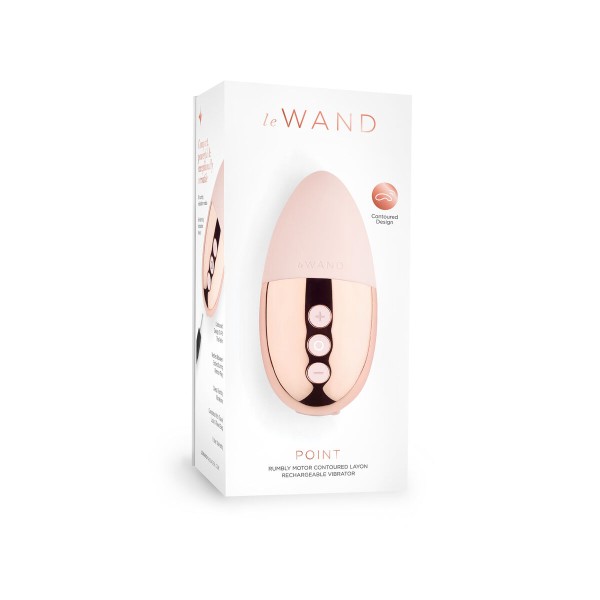 Vibrators Le Wand Point Rose Gold Rozā