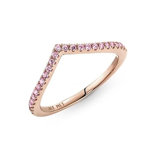 Moteriški žiedas Pandora TIMELESS WISH SPARKLING PINK - RING - SIZE 48
