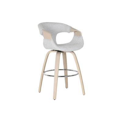 Stool Home ESPRIT Grey Wood...