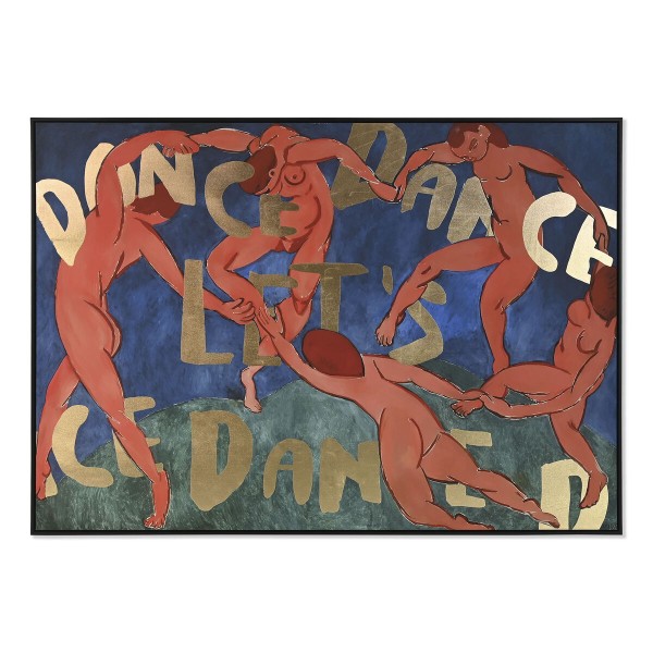 Maal Home ESPRIT Sinine Roheline Kuldne Kaasaegne 140 x 4 x 100 cm