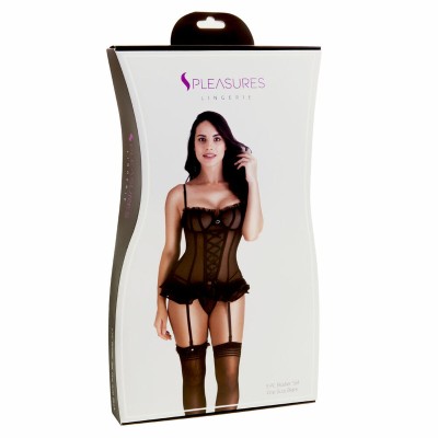 Corset S Pleasures Black...