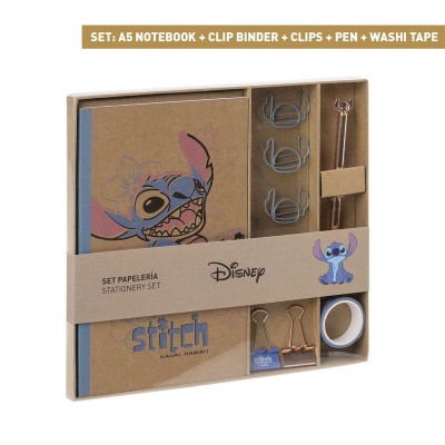 Stationery Set Stitch Blue...